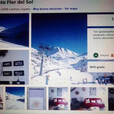 Apartament Atico La Flor Del Sol Canfranc Zewnętrze zdjęcie